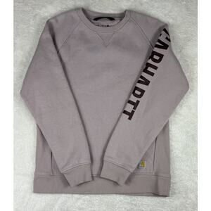 Carhartt Relaxed Fit Pullover Crewneck Sweater Violet Women's Size M 104410 V61